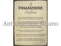 イタリア語パネル　完璧な銀行家　IL FINANZIERE Perfetto　【カラー・イエロー】