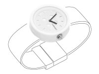 イタリア メジャー・ブレスレット用腕時計　レザー TimePlug Total White【カラー・ホワイト】
