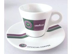 【お取り寄せ可・一点限り】イタリア LAVAZZA ラヴァッツァ アンティーク テニスカップ リミテッドエディション - グランドスラム ウィンブルドン - エスプレッソカップ 1客