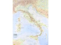 イタリア地図 マップ 裏表2種 1:800.000 42 x 29.7 cm
