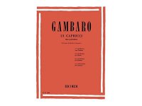 楽譜 21 CAPRICCI - GAMBARO - RICORDI
