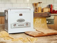3分以内でパスタ生地完成 完全自動 手打ちパスタメーカー 電動 / パスタ用アタッチメント3種付き