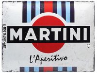 アンティーク風 サインプレート Martini L'aperitivo 30 x 40 cm