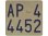画像2: 【オーダーメイド】イタリア バイク用ナンバープレート レプリカ 1963 - 1984 アンティーク加工可 (2)