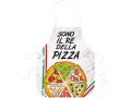 イタリアマップ エプロン Sono Il Re della Pizza（俺はピザの王様）