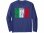 画像2: 【5色展開】イタリア語長袖Tシャツ ユニセックス 「ヴィンテージ風イタリア国旗」メンズ レディス S-XXL (2)
