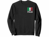 イタリア語トレーナー ユニセックス「イタリア国旗」メンズ レディス S-XXL