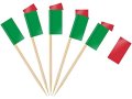 イタリア旗 つまようじ旗 フードピック フラッグピック 100本 / 200本