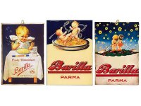 【3種】アンティーク風サインプレート Barilla バリッラ 25 x 18cm, 30 x 21 cm