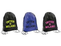 【3色】巾着バッグ バッグパック リュックサック Inter インテル 公式オフィシャルグッズ イタリア