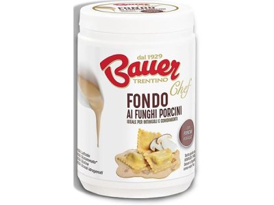 スープの素 フォンドブルーノ ブラウンソース ポルチーニ茸風味 600g - イタリア スープストックの老舗 Bauer