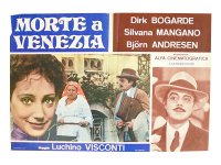 イタリア　映画　アンティークポスター　La morte a Venezia (1971) ベニスに死す ルキノ・ヴィスコンティ 50 x 70 cm FOTO BUSTE