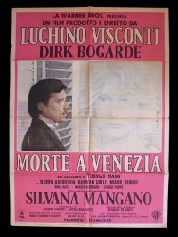 イタリア　映画　アンティークポスター　La morte a Venezia (1971) ベニスに死す ルキノ・ヴィスコンティ 100 x 140 cm manifesti
