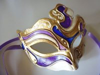 イタリア ヴェネツィア カーニバル マスク　【カラー・パープル】
