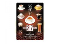 万年カレンダー カフェ IL CAFFE' - イタリア インテリア【カラー・ブラック】【カラー・ブラウン】