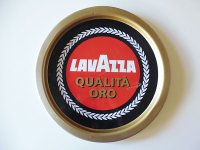 【一点限り】イタリア LAVAZZA ラヴァッツァ　アンティークトレー　【カラー・ブラック】【カラー・レッド】