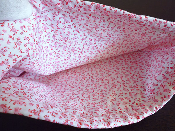 画像4: Ciuccio Milano イタリア製ベビーアイテム　巾着袋　サクランボ コットン100%【カラー・ピンク】