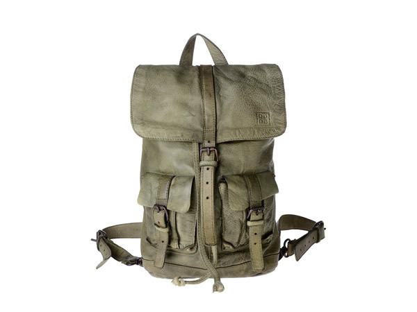 画像1: DuDu 本革リュックサック  Timeless ~ Backpack　ピスタチオ・グリーン【カラー・グリーン】【カラー・グレー】