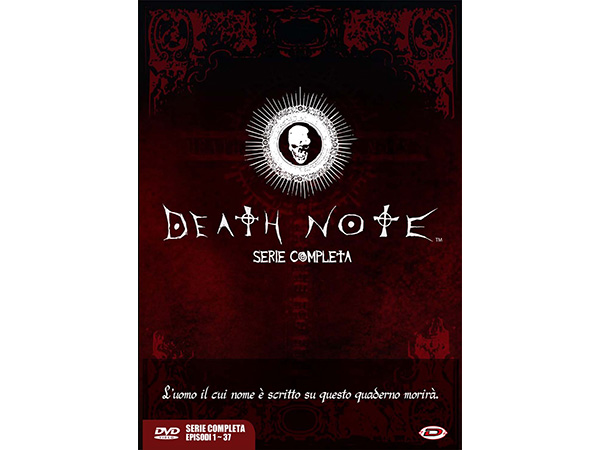 イタリア語で観る、大場つぐみ、小畑健の「DEATH NOTE デスノート Epis. 01-37 コンプリート」DVD 5枚組 【B1】