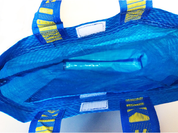 画像3: IKEARTE イタリア製イケアのガジェット　ナイロンバッグA4サイズ対応　【カラー・ブルー】