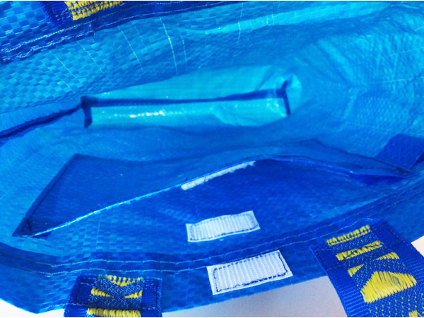画像4: IKEARTE イタリア製イケアのガジェット　ナイロンバッグA4サイズ対応　【カラー・ブルー】