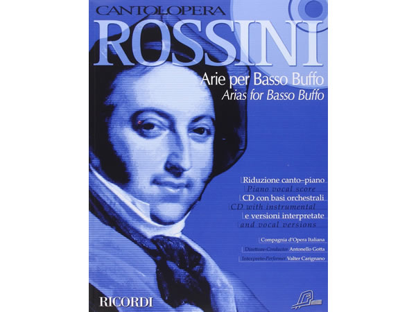 画像1: 楽譜 CANTOLOPERA - ARIE PER BASSO BUFFO - ROSSINI CD付き - RICORDI