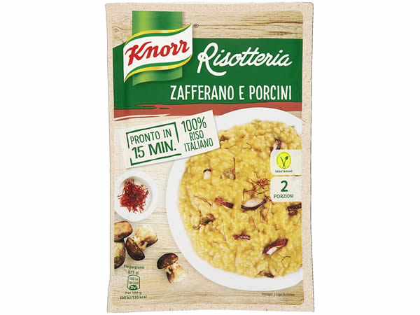 画像1: イタリア サフランとポルチーニのリゾット インスタント食品 2人分 Knorr