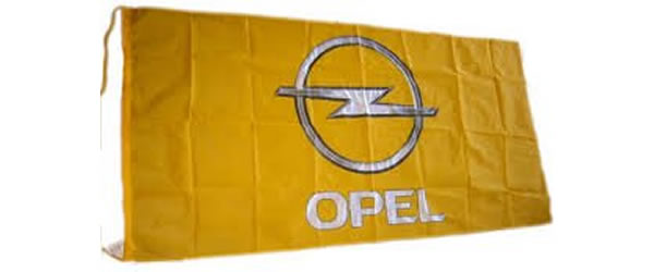 画像1: フラッグ 旗 OPEL 150 x 75cm【カラー・イエロー】