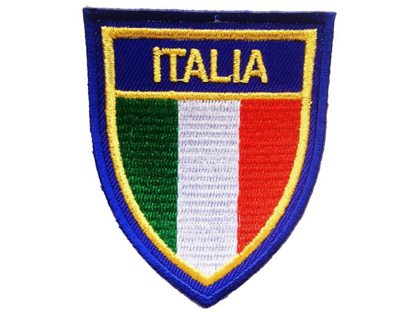 画像1: イタリア 刺繍ワッペン イタリア国旗 【カラー・ホワイト】【カラー・レッド】【カラー・グリーン】