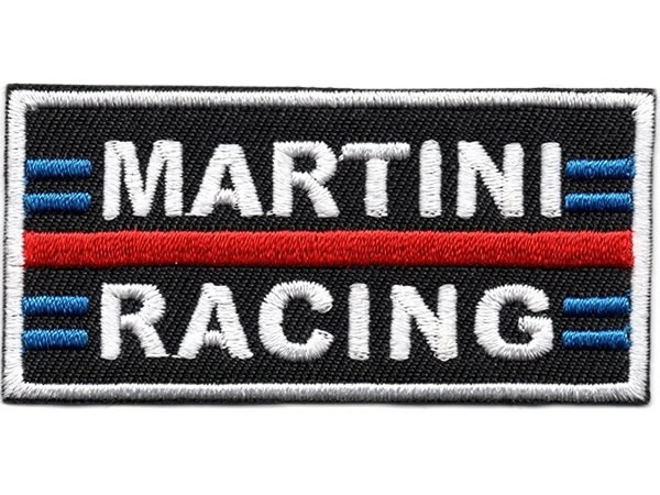 画像1: イタリア 刺繍ワッペン MARTINI RACING サイズ小 【カラー・ホワイト】【カラー・レッド】【カラー・ブラック】