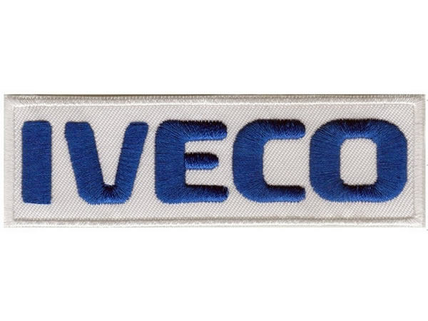 画像1: イタリア 刺繍ワッペン IVECO 【カラー・ブルー】【カラー・ホワイト】