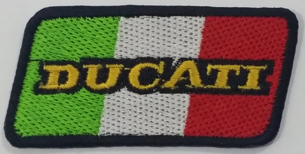 画像1: イタリア 刺繍ワッペン DUCATI MONSTER 【カラー・ブラック】【カラー・ホワイト】【カラー・レッド】【カラー・グリーン】