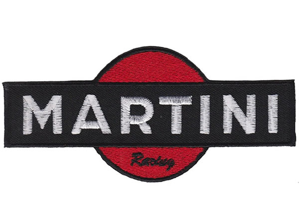 画像1: イタリア 刺繍ワッペン MARTINI Racing 【カラー・ホワイト】【カラー・レッド】【カラー・ブラック】