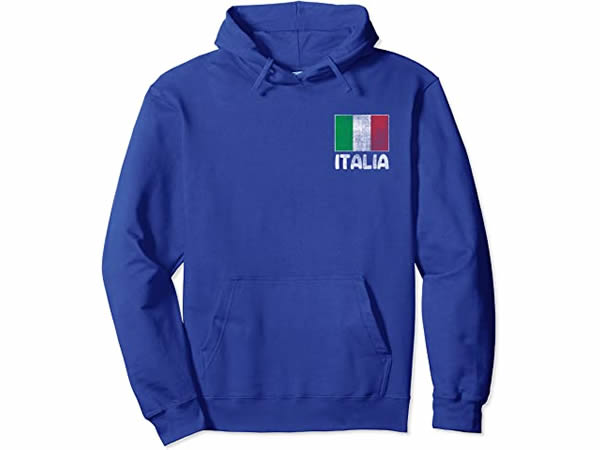 画像5: 【5色展開】イタリア語プルオーバー パーカー ユニセックス「イタリア国旗」メンズ レディス S-XXL