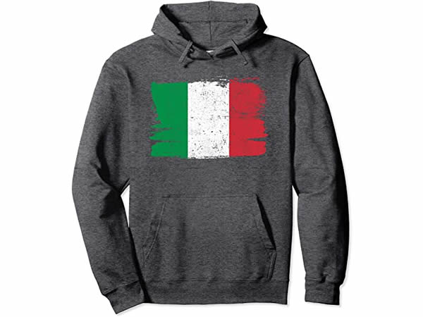 画像3: 【5色展開】イタリア語プルオーバー パーカー ユニセックス「イタリア国旗」メンズ レディス S-XXL
