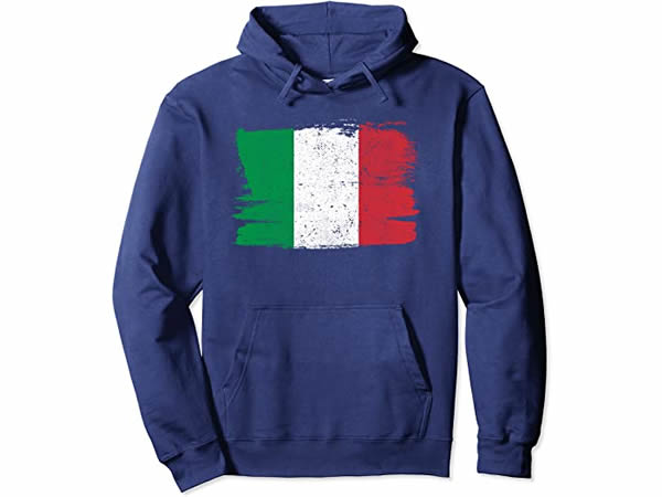画像2: 【5色展開】イタリア語プルオーバー パーカー ユニセックス「イタリア国旗」メンズ レディス S-XXL
