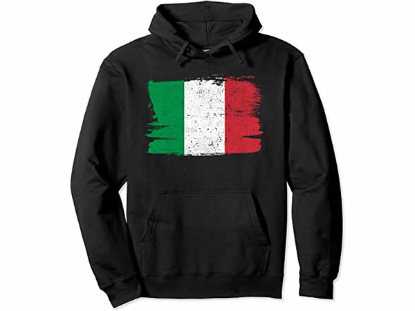 画像1: 【5色展開】イタリア語プルオーバー パーカー ユニセックス「イタリア国旗」メンズ レディス S-XXL