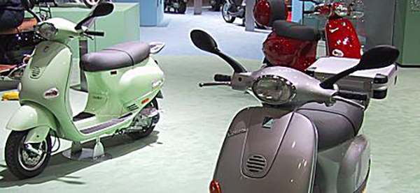 Modelli di Vespa a variomatic del 2009