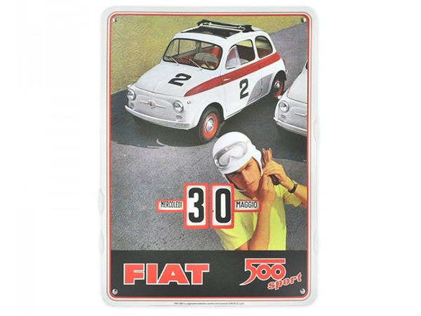 画像1: 万年カレンダー フィアット FIAT 500 - SPORT - イタリア インテリア【カラー・マルチ】