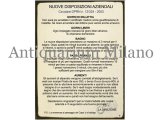 画像: イタリア語パネル　会社の新しい規律　NUOVE DISPOSIZIONI AZIENDALI　【カラー・イエロー】