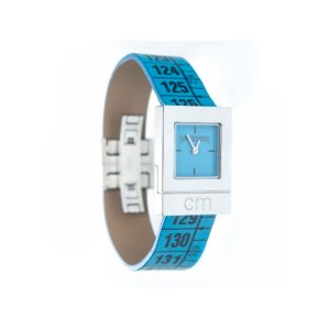 画像: イタリアンレザーを使ったメジャー・ブレスレット腕時計　レザー Australian Cyan　 【カラー・ブルー】