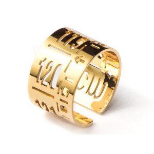 画像: イタリア　メジャー・リング　ゴールド Metal Ring J-Ring Yellow Gold