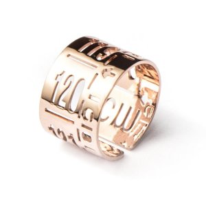 画像: イタリア メジャー・リング ローズゴールド Metal Ring J-Ring Rose Gold
