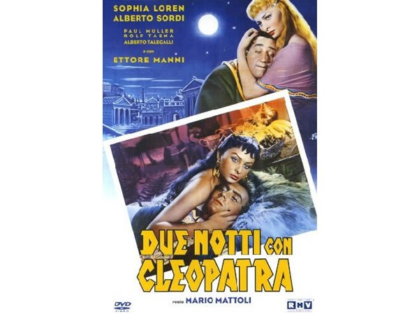 画像1: イタリア語で観るイタリア映画 アルベルト・ソルディ 「Due Notti Con Cleopatra」　DVD  【B2】【C1】 (1)