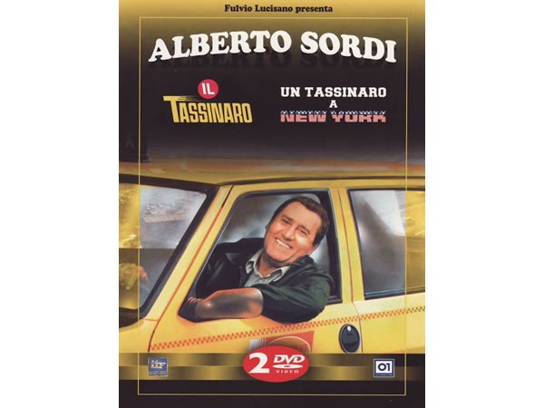 画像1: イタリア語で観るイタリア映画 アルベルト・ソルディ 「Il Tassinaro / Un Tassinaro A New York」2枚組　DVD  【B2】【C1】 (1)