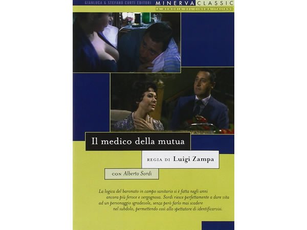 画像1: イタリア語で観るイタリア映画 アルベルト・ソルディ 「Il Medico Della Mutua」　DVD  【B2】【C1】 (1)
