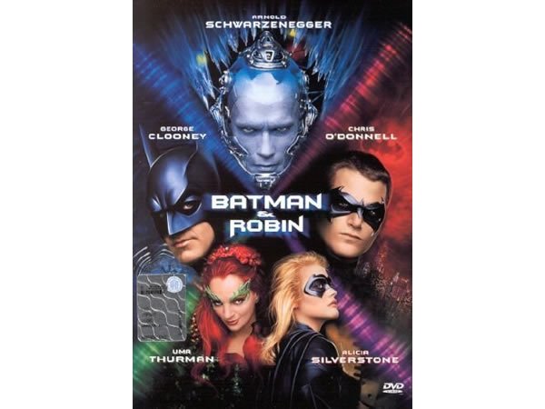 画像1: イタリア語などで観るアーノルド・シュワルツェネッガーの「バットマン & ロビン Mr.フリーズの逆襲」　DVD  【B1】【B2】 (1)
