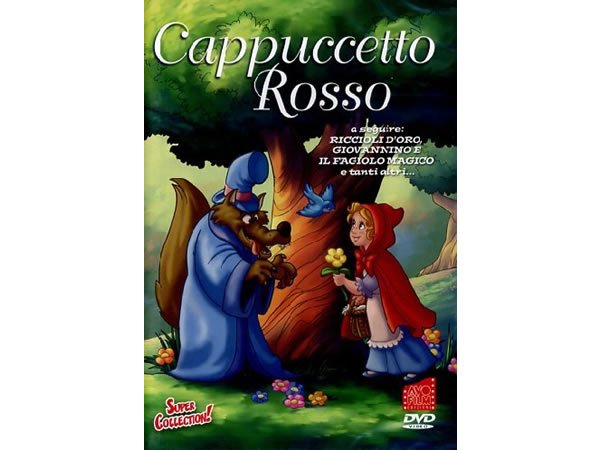 イタリア語で観るグリム童話映画 アニメ 赤ずきん Dvd Cappuccetto Rosso Antiquarium Milano