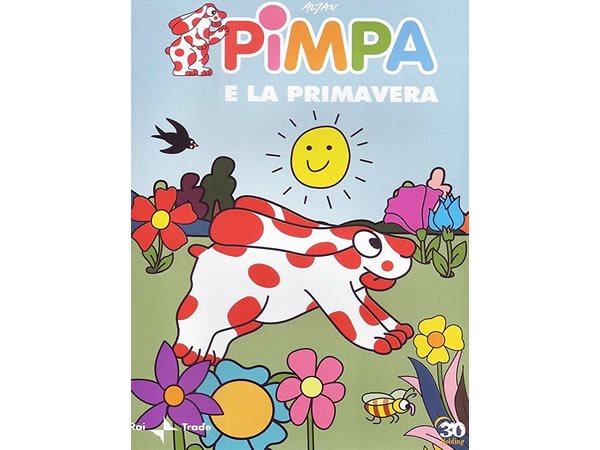 画像1: イタリア語で観るイタリアのアニメ映画 ピンパ「Pimpa e la primavera」 DVD【A1】【A2】【B1】【B2】 (1)