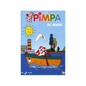 画像: イタリア語で観るイタリアのアニメ映画 ピンパ「Pimpa al mare」 DVD【A1】【A2】【B1】【B2】
